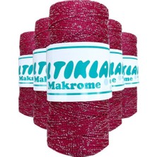 Ematcrt 5 Adet Polyester Simli Makrome Ipi SG-1845