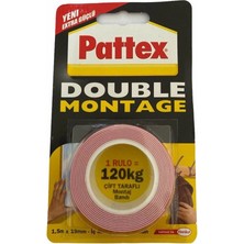 Ematcrt Mey Ithalat® Pattex Double Montage Çift Taraflı Bant 120 kg