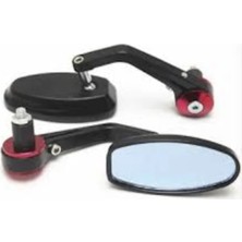 Motoparax Gidon Direksiyon Ayna Seti Cnc Tüm Motosikletlere Uyumludur