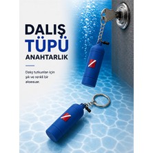 Elarque Dalış Aksesuarı Dalış Tüpü Anahtarlık ile Eşyalarınızı Güvenle Taşıyın