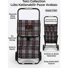 Elarque Pazar Arabası & Çantası Telci Pazar Arabası Hafif ve Dayanıklı Tasarım