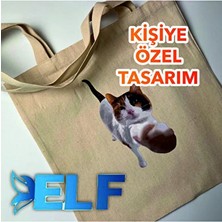 Elarque Pazar Arabası & Çantası Kişiye Özel Hayvan Figürlü Bez Çanta, Sevimli ve Kullanışlı Tasarım