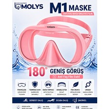 Elarque Dalış Maskesi Profesyonel + Anti Fog - Geniş Görüş ve Netlik