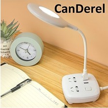 Elarque Masa ve Gece Lambası Esnek ve Taşınabilir LED Kitap Okuma Lambası