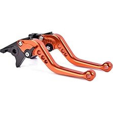 Motoparax Ktm Motosiklet Manet Seti Kısa Spor Sağ-Sol Turuncu