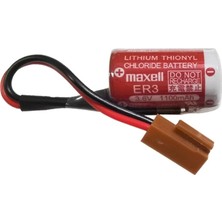 Magicool Maxell ER17/33 3.6V 2/3A Size Lithium Pil - Kahverengi Soket