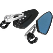 Motoparax Oem Gidon Direksiyon Ayna Seti Nilke(Gümüş)