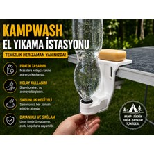 Print Zone Campwash Taşınabilir El Yıkama Istasyonu - Kamp ve Piknik Masası Için Su Sebili Aparatı