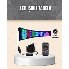 Elarque Masa ve Gece Lambası USB Bağlantılı Esnek Renkli LED Reklam ve Dekorasyon Ekranı