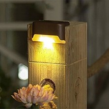 Elarque Masa ve Gece Lambası Güneş Enerjili Bahçe ve Yolu LED Lambaları, 4'lü Set ile Enerji Tasarrufu