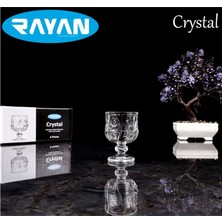 Rayan Crystal 6'lı Kahve Yanı Bardak Mudanis