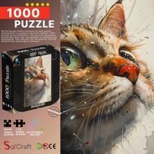 Soi Craft 1000 Parça Puzzle Ufka Bakan Küçük Kalp #6564