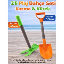 Elarque Plaj Oyuncakları Büyük Boy Bahçe ve Deniz Kazma Kürek Seti