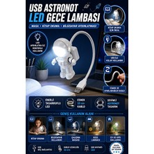 Elarque Masa ve Gece Lambası Esnek LED Masa Lambası ile Kitap Okuma ve Çalışma Konforu