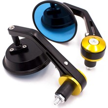 Motoparax Motosiklet Gidon Aynası Cnc Alüminyum Yuvarlak 22MM