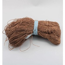Ematcrt Koyu Taba Renk Çile Kağıt Ip Çanta Ipi Supla Ipi  No:34 - (550-600 Gr)