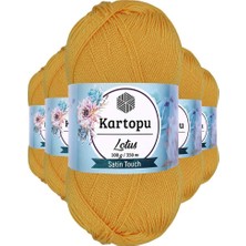 Ematcrt 5 Adet Lotus Bikini Büstiyer Bluz Örgü Ipi  K318 Koyu Sarı