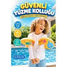 Elarque Kolluk & Simit Çocuklar Için Yüzme Kolluğu 3-6 Yaş, Güvenli Öğrenme Desteği