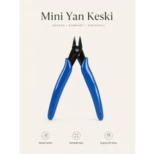 Mini Yan Keski Elektronikçi Tipi Hassas Kablo Kesme Pensesi
