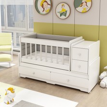 Afilli SW703 Beyaz Büyüyebilen Beşik 60X120
