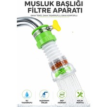 Alıç Musluk Başlığı Filtre Aparatı Akordiyonlu – Sıçrama Önleyici Esnek Musluk Ucu Su Tasarruflu Filtre Başlığı Universal Musluk Aparatı