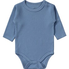 Mini Damla Minidamla Uzun Kol Basic 3'lü Set 1-18 Ay Çıtçıtlı Badi - Sarı
