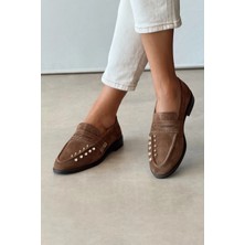 Nope21 Prag Toprak Hakiki Deri Loafer