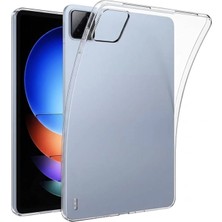 Forzacase Xiaomi Pad 7 / 7 Pro 11.2 Inch ile Uyumlu Silikon Kılıf Şeffaf - FC013