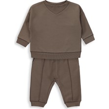 Civil Baby Basic 6-18 Ay Takım - Kahverengi