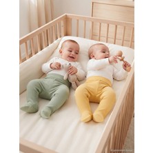 Mini Damla Minidamla Patikli Basic 2'li Set 3-9 Ay Tek Alt Bebe - Yeşil