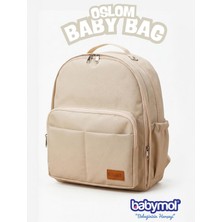 Babymol Oslom Bebek Bakım Çantası - Bej