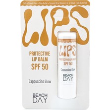 Beach Day Lips Cappuccino-Glow 50F 5g Dudak Koruyucu Cappuccıno