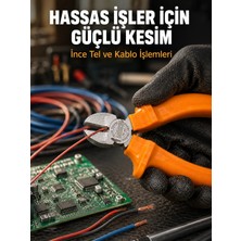 Skygo Ergonomik Saplı Hassas Kesim Sunan Dövme Çelik Yan Keski