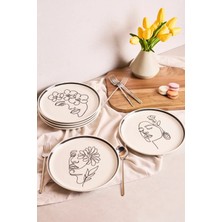 Perotti Viso 6 Kişilik Pasta Takımı 21 cm
