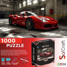 Soi Craft 1000 Parça Puzzle Kırmızı Ferrari #6569