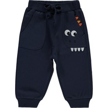 Civil Baby Mobil Keçeli 6-18 Ay Eşofman Altı - Mavi