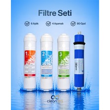 Cleanara Çok Aşamalı Membranlı Su Filtre Seti