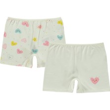 Civil Girls Kalp 2-12 Yaş Kız Çocuk 2'li Boxer - Standart