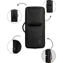 Erga Müzik Profesyonel Gigbag (Korumalı) 3'lü Kemençe Kılıfı Siyah 1900 Denye Geçirmez