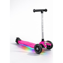Tois Colorwase LED Işıklı 4 Kademe Ayarlanabilir 3 Tekerlekli Scooter - Pembe