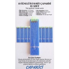 Çaparici 10 Iğneli Istavrit Çaparisi (10 Adet) 11 Numara Iğne 0.25 Beden 0.15 Köstek