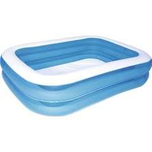 Bestway 211 x 132 x 46 cm Kare Şişme Havuz - Standart Yumuşak Taban ile 3 Yaş ve Üzeri İçin