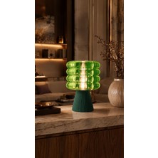 Alpin Modern Masa Lambas Organik Pla Malzemeden 3D Dekoratif Abajur  – Salon, Yatak Odası ve Ofis Için