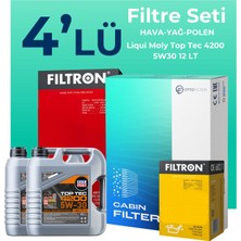 Filtron  Mercedes Sprinter 316 Dizel Filtre Bakım Seti Liqui Moly Motor Yağlı (2011-2021) 4 Lü