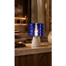 Alpin Modern Masa Lambas Organik Pla Malzemeden 3D Dekoratif Abajur  – Salon, Yatak Odası ve Ofis Için