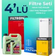 Filtron  Ford Mondeo 2.0 Benzin Filtre Bakım Seti Liqui Moly Motor Yağlı (2002-2008) 4 Lü