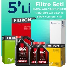Filtron  Toyota Hilux 2.5 Filtre Bakım Seti Motul Motor Yağlı (2006-2015) 5 Li