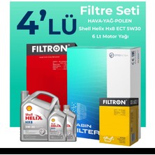 Filtron  Opel Insignia 2.0 Turbo Filtre Bakım Seti Shell Motor Yağlı (2009-2016) 4 Lü