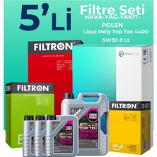 Filtron  Renault Master 2.3 Dizel Filtre Bakım Seti Liqui Moly Motor Yağlı (2011-2021) 5 Li