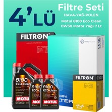 Filtron  Hyundai Staria 2.2 Dizel Filtre Bakım Seti Motul Motor Yağlı (2021-2024) 4 Lü